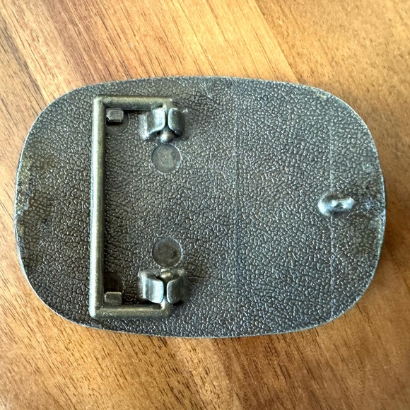 Vintage Western Belt Buckle with Wagon Scene - Picture 5 of 5